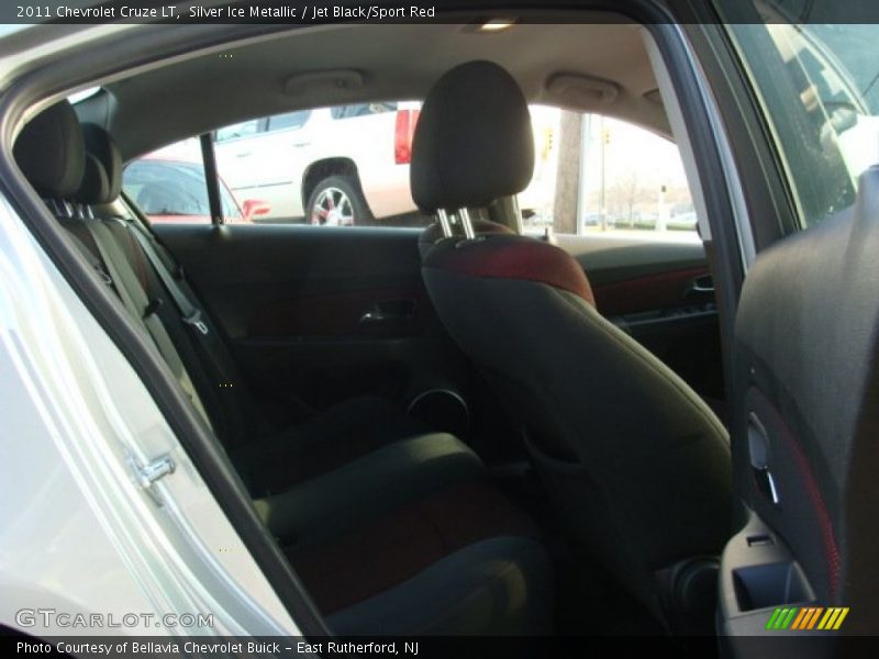 Silver Ice Metallic / Jet Black/Sport Red 2011 Chevrolet Cruze LT