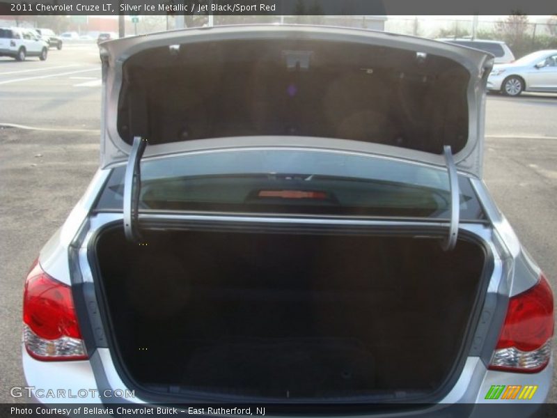 Silver Ice Metallic / Jet Black/Sport Red 2011 Chevrolet Cruze LT