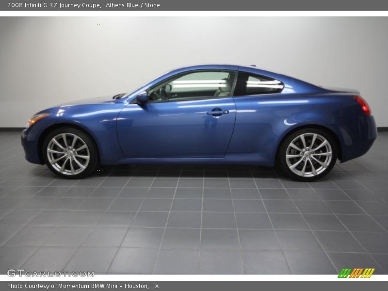 Athens Blue / Stone 2008 Infiniti G 37 Journey Coupe