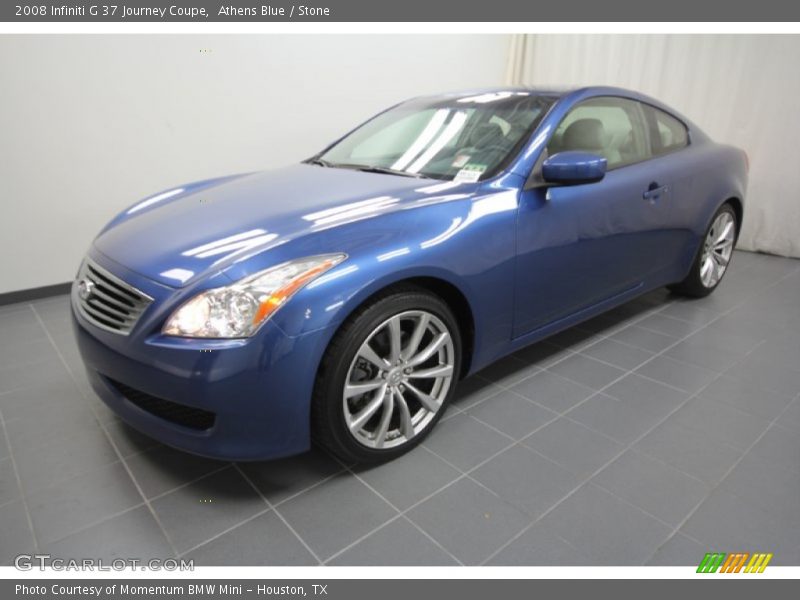 Athens Blue / Stone 2008 Infiniti G 37 Journey Coupe