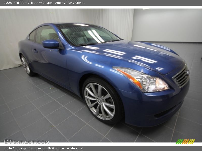 Athens Blue / Stone 2008 Infiniti G 37 Journey Coupe