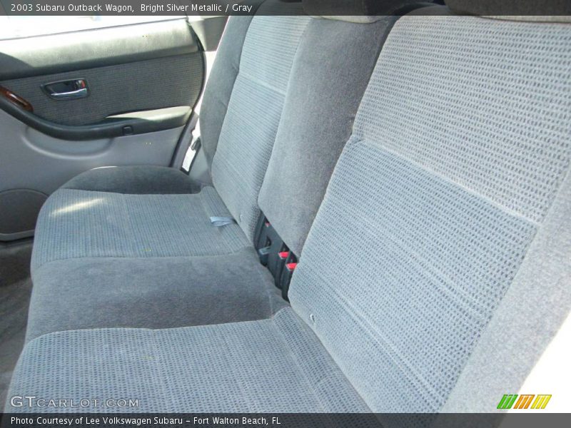 Bright Silver Metallic / Gray 2003 Subaru Outback Wagon