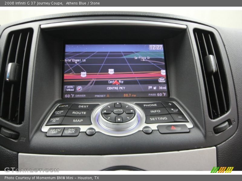 Athens Blue / Stone 2008 Infiniti G 37 Journey Coupe