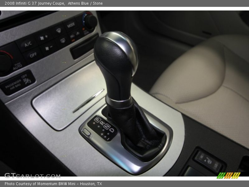 Athens Blue / Stone 2008 Infiniti G 37 Journey Coupe