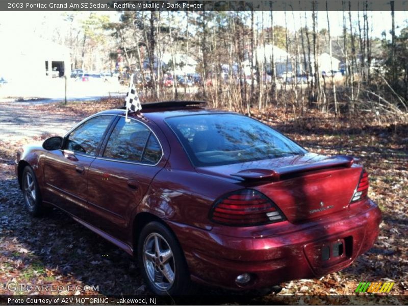 Redfire Metallic / Dark Pewter 2003 Pontiac Grand Am SE Sedan