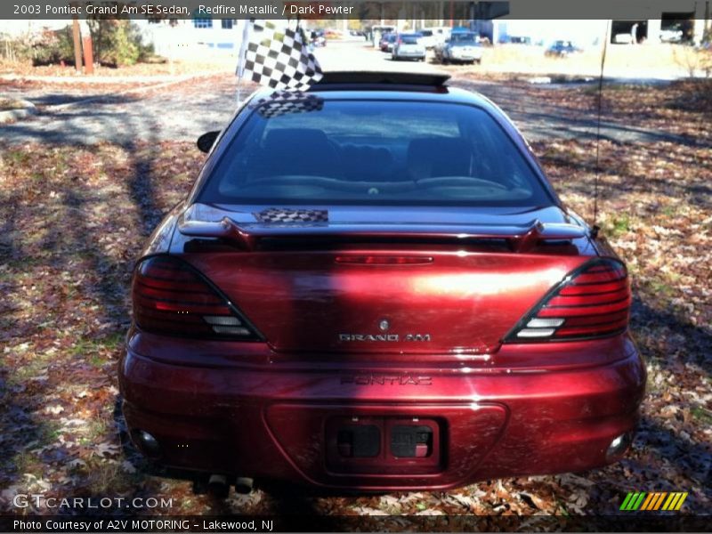 Redfire Metallic / Dark Pewter 2003 Pontiac Grand Am SE Sedan