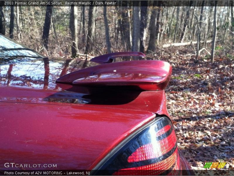 Redfire Metallic / Dark Pewter 2003 Pontiac Grand Am SE Sedan