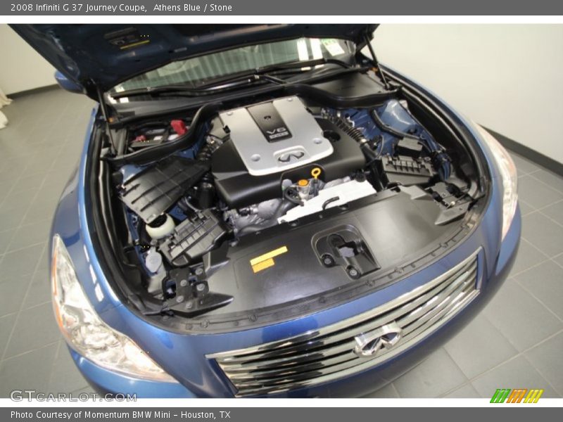 Athens Blue / Stone 2008 Infiniti G 37 Journey Coupe