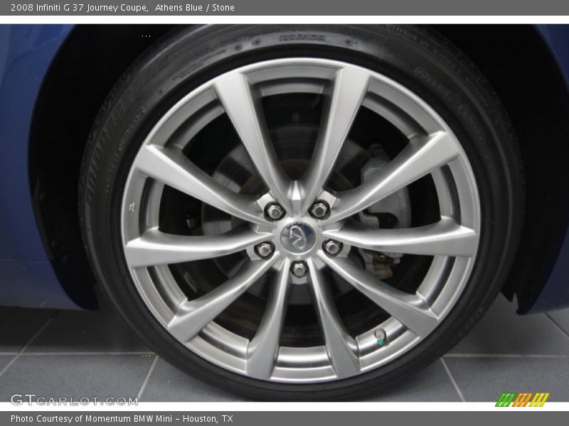 Athens Blue / Stone 2008 Infiniti G 37 Journey Coupe