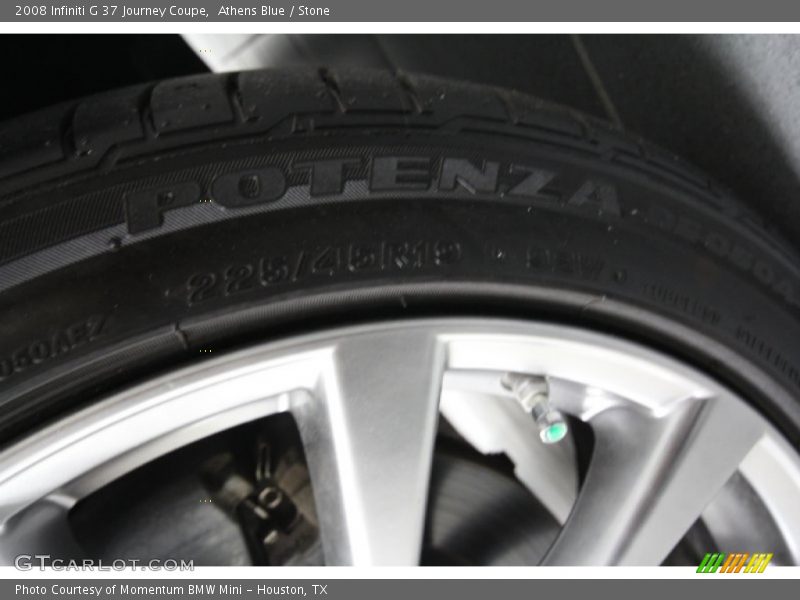 Athens Blue / Stone 2008 Infiniti G 37 Journey Coupe
