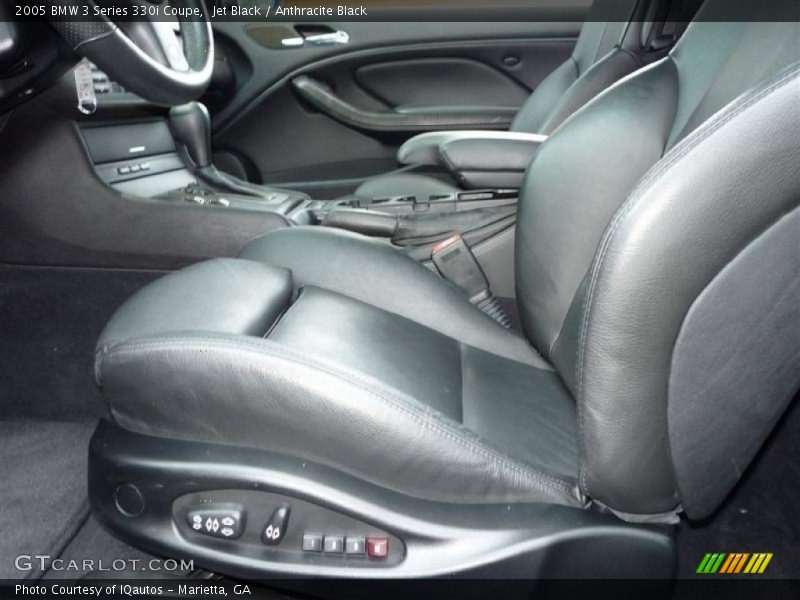  2005 3 Series 330i Coupe Anthracite Black Interior