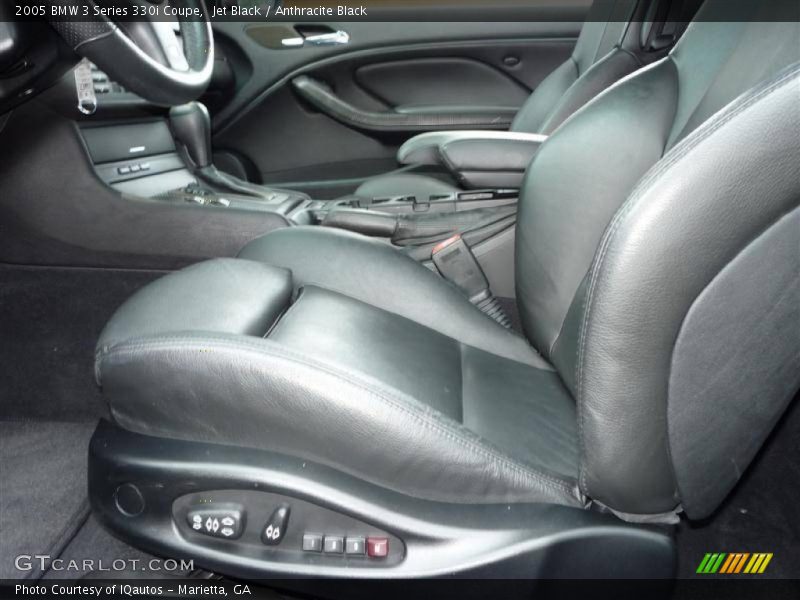  2005 3 Series 330i Coupe Anthracite Black Interior