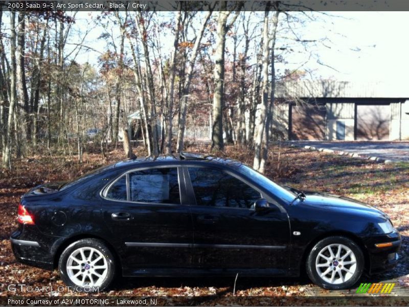 Black / Grey 2003 Saab 9-3 Arc Sport Sedan