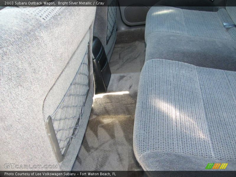 Bright Silver Metallic / Gray 2003 Subaru Outback Wagon