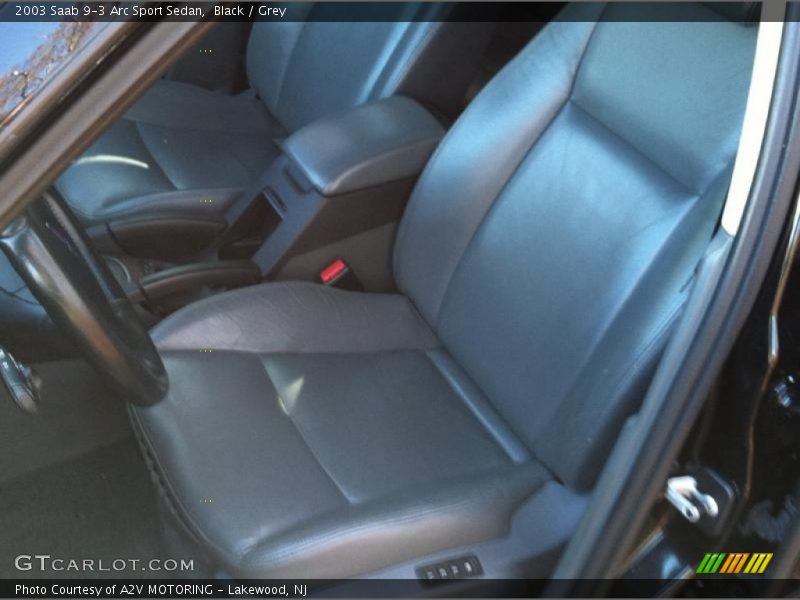 Black / Grey 2003 Saab 9-3 Arc Sport Sedan