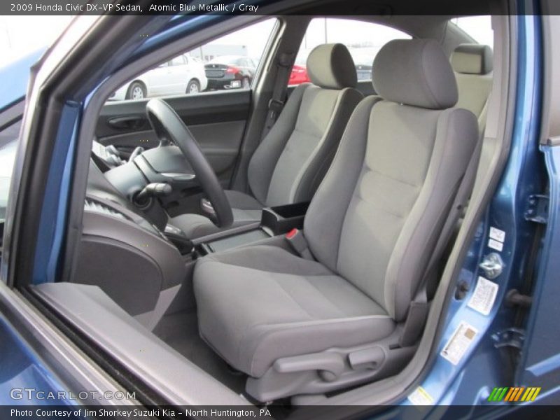 Atomic Blue Metallic / Gray 2009 Honda Civic DX-VP Sedan