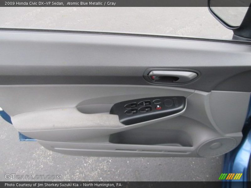 Atomic Blue Metallic / Gray 2009 Honda Civic DX-VP Sedan