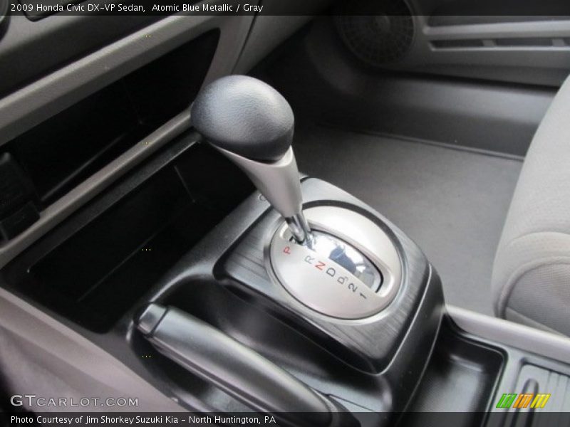 Atomic Blue Metallic / Gray 2009 Honda Civic DX-VP Sedan