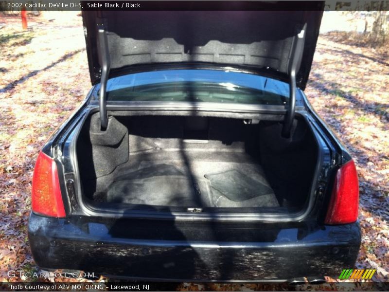 Sable Black / Black 2002 Cadillac DeVille DHS