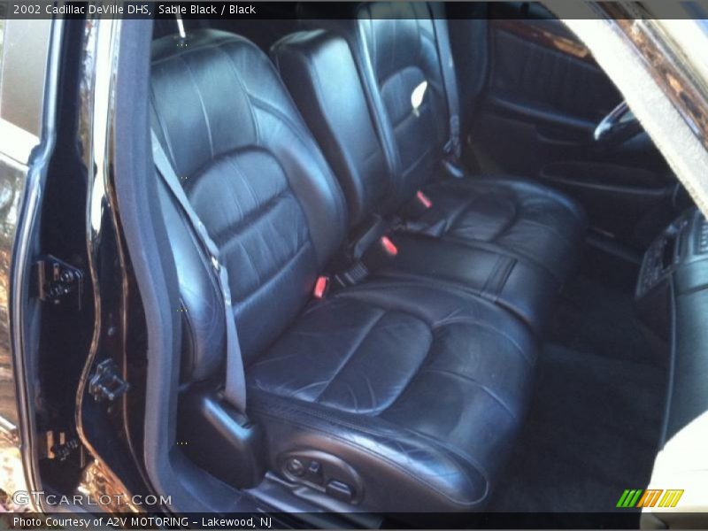 Sable Black / Black 2002 Cadillac DeVille DHS