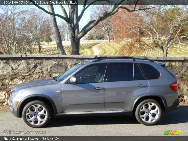 Space Grey Metallic / Black 2009 BMW X5 xDrive48i