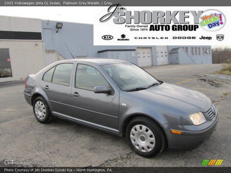 Platinum Grey Metallic / Grey 2003 Volkswagen Jetta GL Sedan