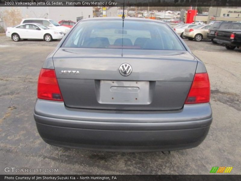 Platinum Grey Metallic / Grey 2003 Volkswagen Jetta GL Sedan