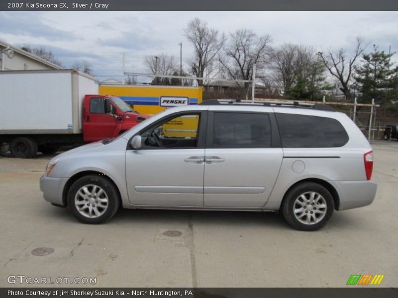 Silver / Gray 2007 Kia Sedona EX