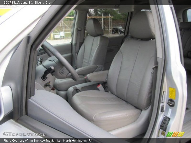 Silver / Gray 2007 Kia Sedona EX