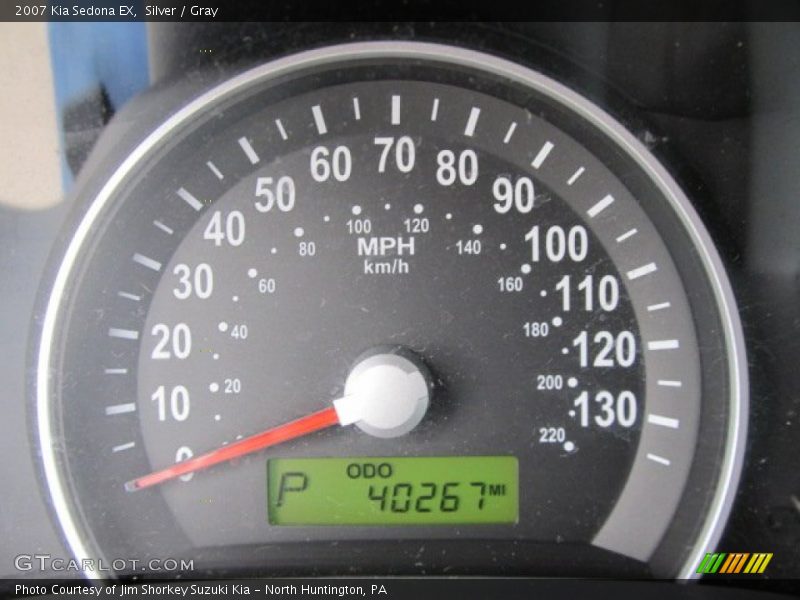 Silver / Gray 2007 Kia Sedona EX