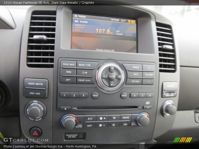 Dark Slate Metallic / Graphite 2010 Nissan Pathfinder SE 4x4