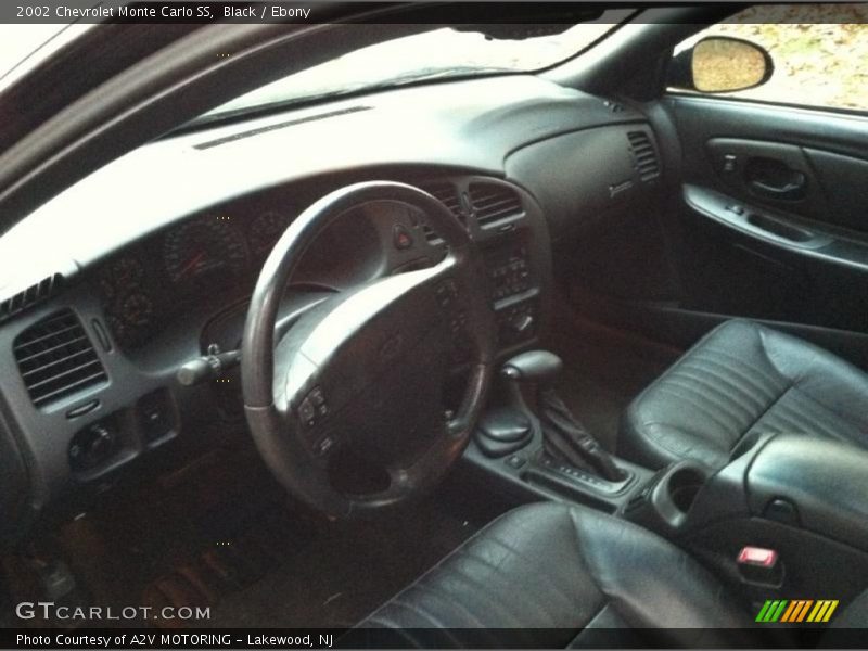 Black / Ebony 2002 Chevrolet Monte Carlo SS