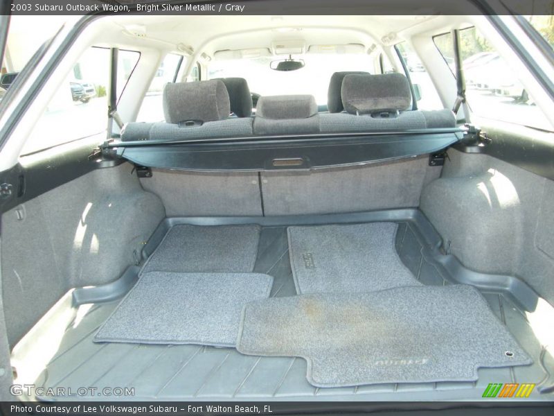 Bright Silver Metallic / Gray 2003 Subaru Outback Wagon