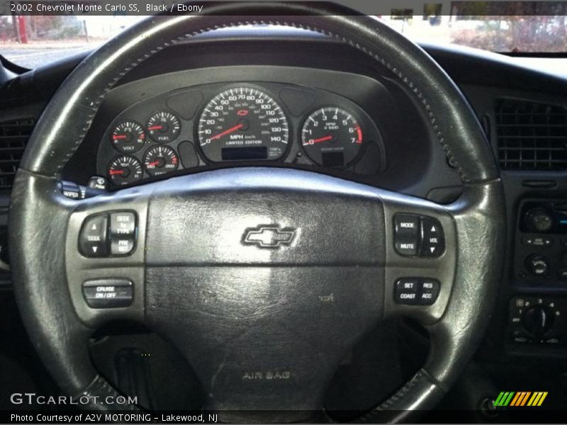 Black / Ebony 2002 Chevrolet Monte Carlo SS