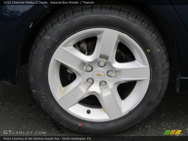 Imperial Blue Metallic / Titanium 2010 Chevrolet Malibu LS Sedan