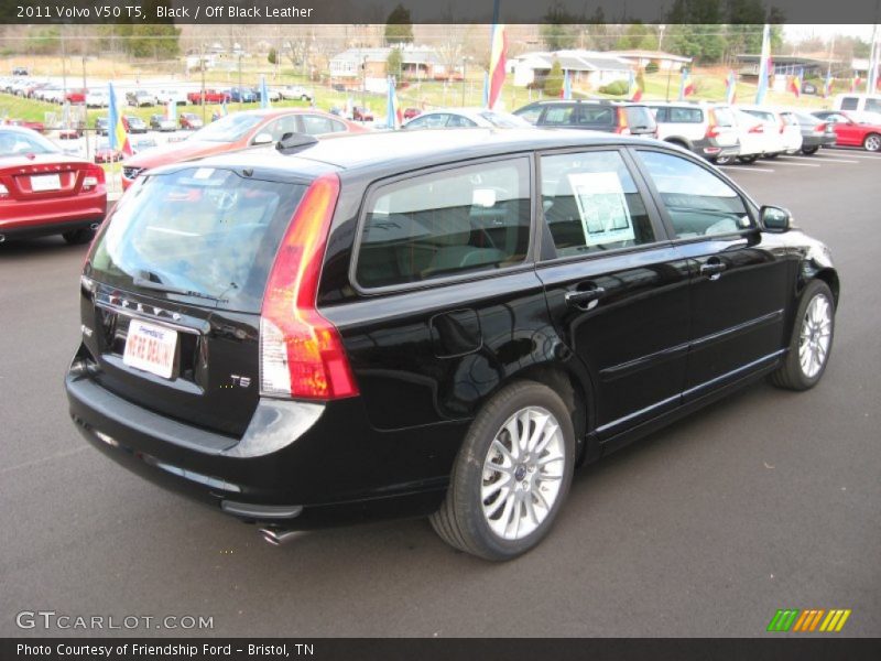 Black / Off Black Leather 2011 Volvo V50 T5
