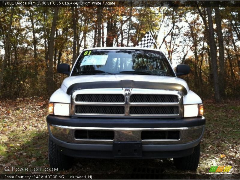 Bright White / Agate 2001 Dodge Ram 1500 ST Club Cab 4x4