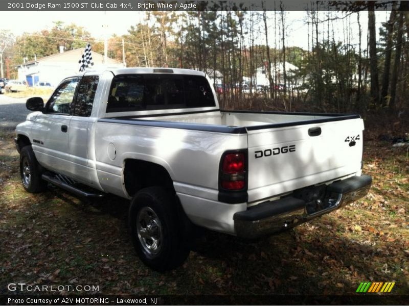 Bright White / Agate 2001 Dodge Ram 1500 ST Club Cab 4x4