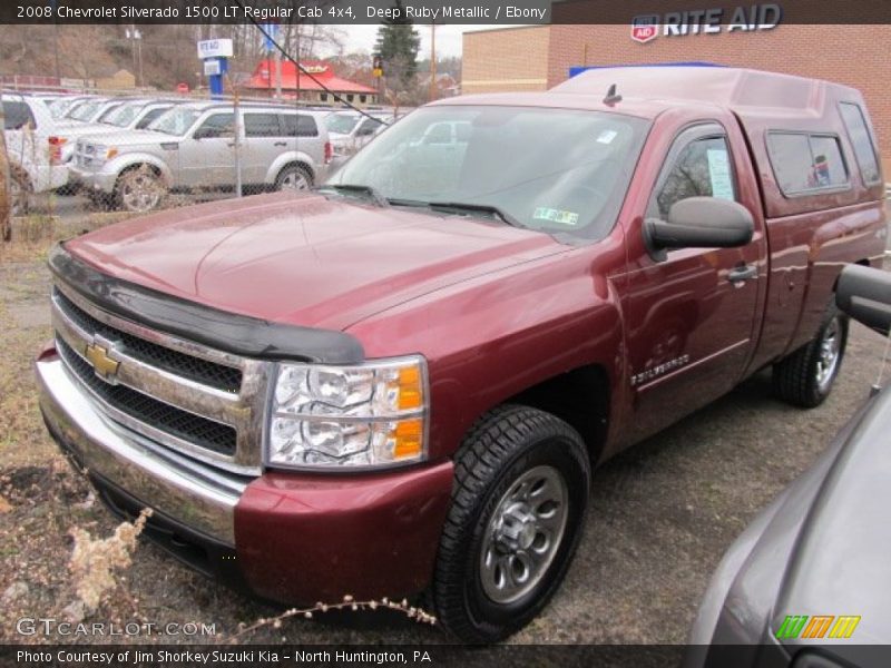 Deep Ruby Metallic / Ebony 2008 Chevrolet Silverado 1500 LT Regular Cab 4x4
