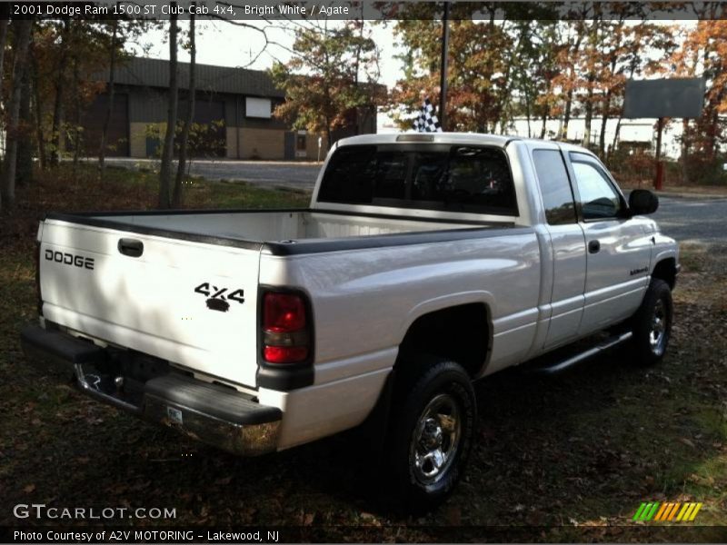 Bright White / Agate 2001 Dodge Ram 1500 ST Club Cab 4x4