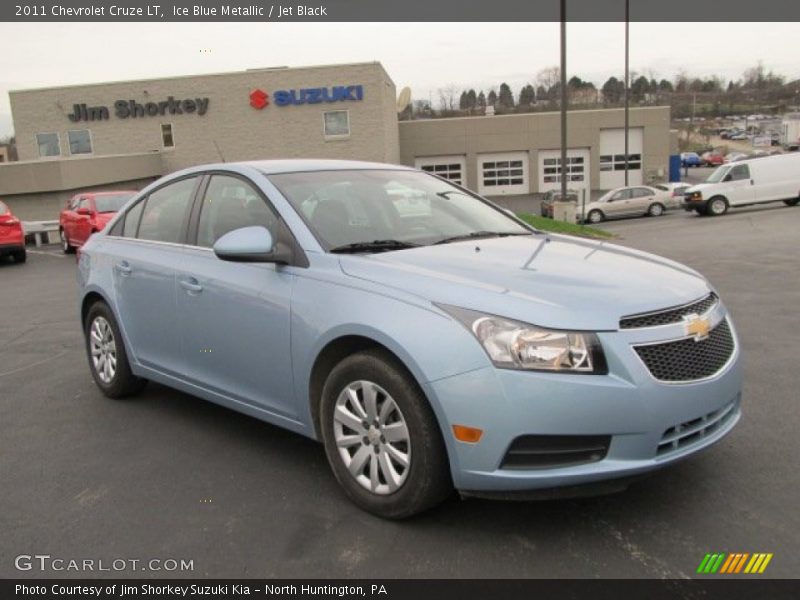 Ice Blue Metallic / Jet Black 2011 Chevrolet Cruze LT
