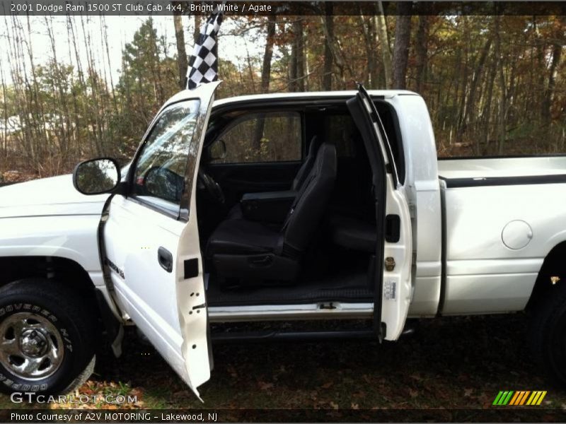 Bright White / Agate 2001 Dodge Ram 1500 ST Club Cab 4x4