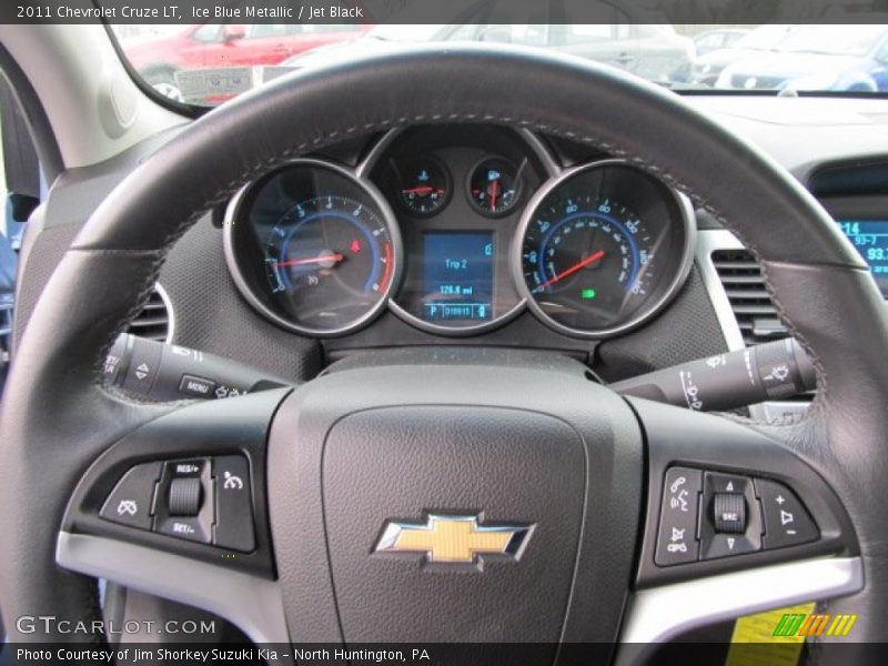 Ice Blue Metallic / Jet Black 2011 Chevrolet Cruze LT