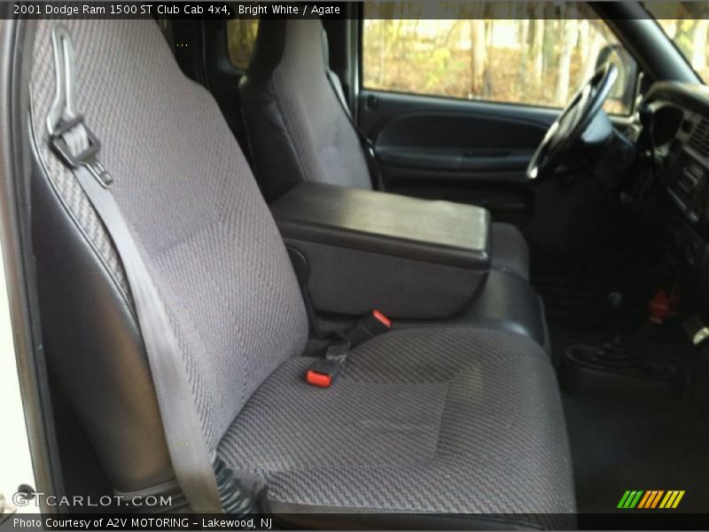 Bright White / Agate 2001 Dodge Ram 1500 ST Club Cab 4x4