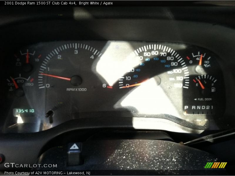 Bright White / Agate 2001 Dodge Ram 1500 ST Club Cab 4x4