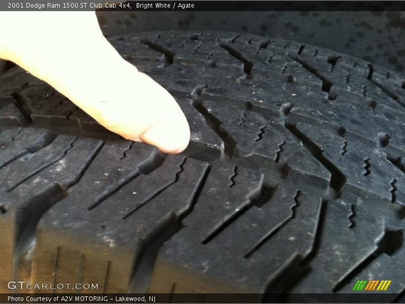 Bright White / Agate 2001 Dodge Ram 1500 ST Club Cab 4x4