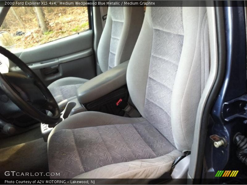 Medium Wedgewood Blue Metallic / Medium Graphite 2000 Ford Explorer XLS 4x4