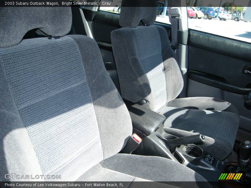 Bright Silver Metallic / Gray 2003 Subaru Outback Wagon
