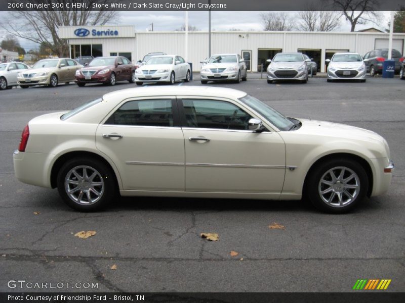 Stone White / Dark Slate Gray/Light Graystone 2006 Chrysler 300 C HEMI