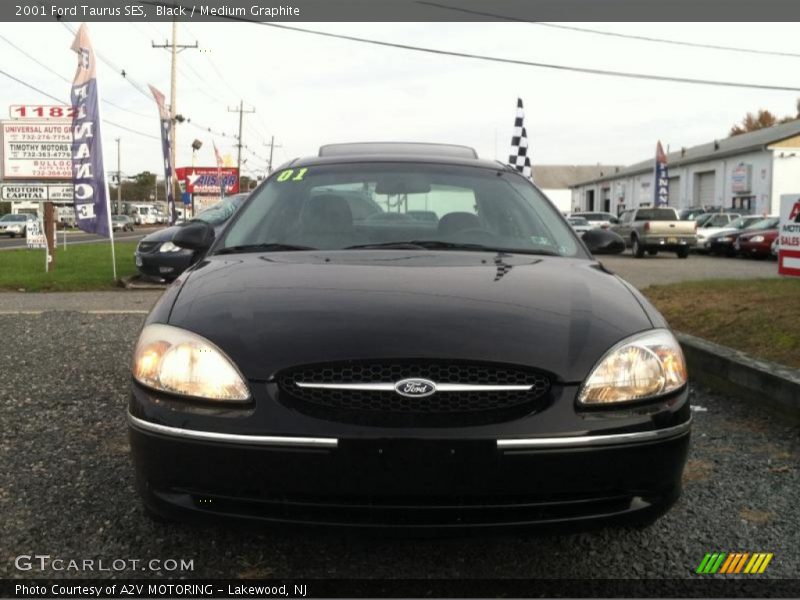 Black / Medium Graphite 2001 Ford Taurus SES